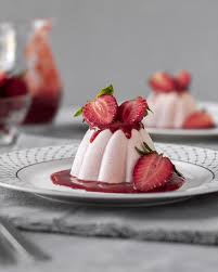 strawberry jam panna cotta recipe lf