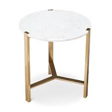 Gold Accent Table Marble Coffe Table