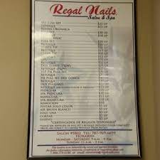 regal nails salon spa route 3