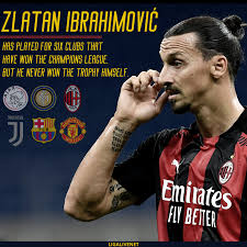Ma puoi usare @mindthegum per mantenere alta l'energia mentale quando vuoi raggiungere un obiettivo. Zlatan Ibrahimovic Has Never Won A Champions League Trophy Ligalive