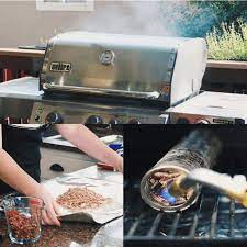 how to smoke on a gas grill hey grill