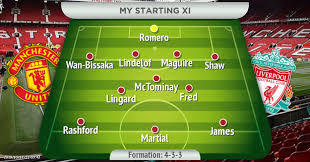 The match kicked off 17:00 utc. How Manchester United Should Line Up Vs Liverpool Fc Manchester Evening News