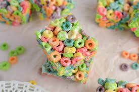 easy fruit loop cereal bars only