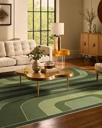 jonathan adler paradox green tufted rug
