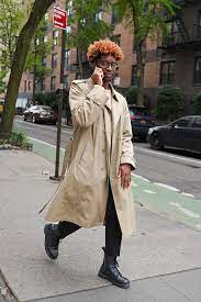 Trench Coat And Combat Boots Bleecker