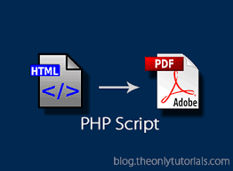 html form to pdf file using php and