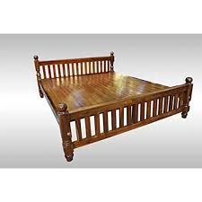 kpr furniture wooden cot queen size