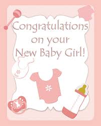 Free Printable Greeting Cards Baby Girl Download Them Or Print