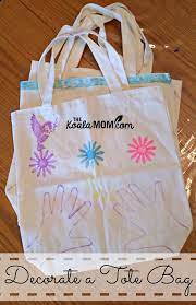 decorate a tote bag the koala mom