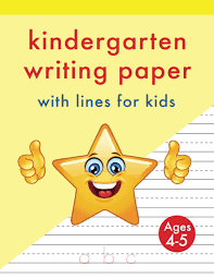Parents and teachers with younger children will appreciate this tip on free dotted letter font for tracing. Kindergarten Writing Paper With Lines For Kids 105 Dotted Line Practice Pages For Letters And Numbers Rees Elle 9781777307202 Amazon Com Books