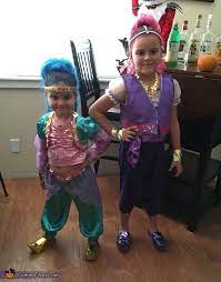 Today we dress up in shimmer and shine costumes and show you a fun dance we made up! Shimmer And Shine Costume