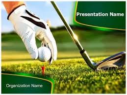 Golf Ball Tee Powerpoint Template Is One Of The Best