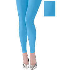Light Blue Footless Tights Party City