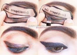 eyeliner stencils for cat eyes and