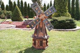 wooden garden windmills handmade wooden