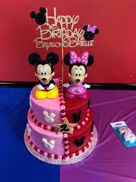 minnie mouse cake topper birthday cake