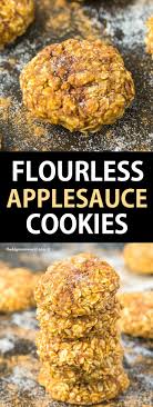 Add egg, applesauce, yogurt, and raisins. Healthy 4 Ingredient Applesauce Cookies