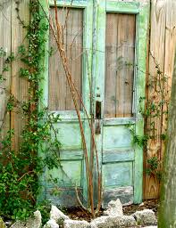 Outdoor Decor Repurposing Old Doors