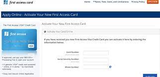 Maybe you would like to learn more about one of these? Www Firstaccesscard Com First Access Visa Credit Card Login Credit Cards Login