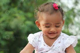 cute tamil baby smile in the park