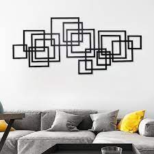 47 2 Modern Rectangle Black Wall Decor