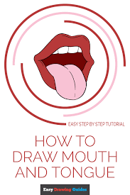 Drawing a realistic mouth, which includes teeth and lips using pencil. How To Draw A Mouth And Tongue Really Easy Drawing Tutorial