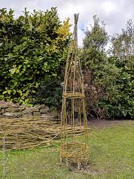 Woven Willow Obelisk Freshly Made From