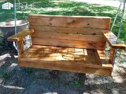 Build Install One Pallet Swing Bench