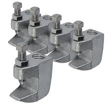 highcraft junior beam clamp for 5 8 in threaded rod in electro galvanized steel 5 pack