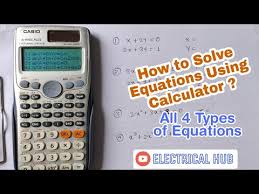 how to solve equations using scientific