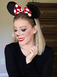 easy minnie mouse makeup halloween