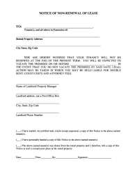 lease renewal letter templates