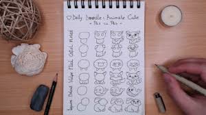 Animale si seturi cu animale. Desene Simple Pas Cu Pas Cum De Deseneaza Dragut Cut Doodles Drawing Youtube