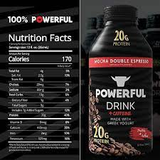 powerful foods protein shake 20g