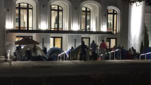 Wofford Students Camp Out For Unc Basketball Tickets