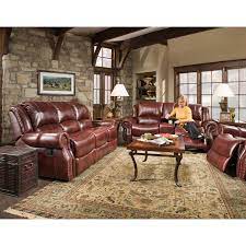 faux leather oxblood living room