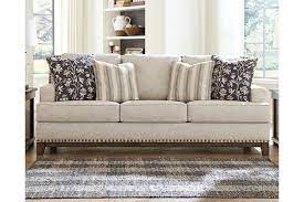 Made in china, the buckley includes one sofa, one loveseat, and one recliner, each comprised of a sturdy metal and wood frame padded with layers of soft foam and upholstered in smooth faux leather. Ballina Sofa Ashley Furniture Homestore