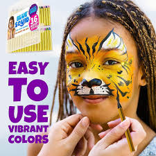 face paint crayons for kids blue squid