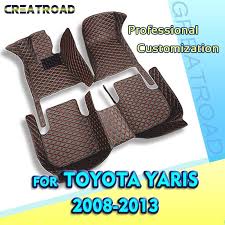 rhd car floor mats for toyota yaris