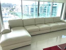 leather modular lounge in perth region