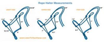 Rope Halter Measurements Rope Halter Horses Halter Neck