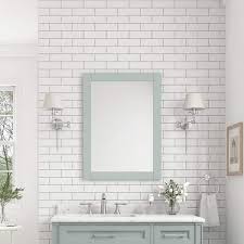 Bathroom Vanity Mirror In Sage Green