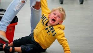 Image result for image of child having a tantrum