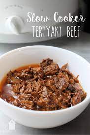 slow cooker teriyaki beef as for me