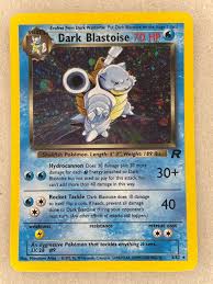 The regular sized cards were fine and we got some good pulls from the packs, but the blemish on the jumbo card is what keeps me from giving this product 5 stars. Dark Blastoise Team Rocket 3 82 Value 6 25 699 99 Mavin