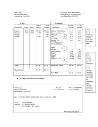 paystub template free and edit
