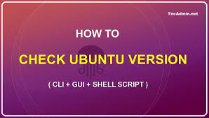 how to check ubuntu linux version