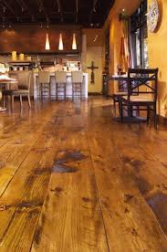 distressed pine flooring sets the