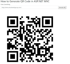 generate qr codes with asp net mvc