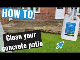 Clean Your Concrete Slabbed Patio Fast